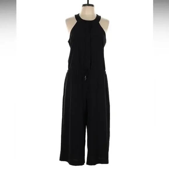 Athleta Mercer Wide Leg Open Back Halter Jumpsuit - Picture 2 of 13